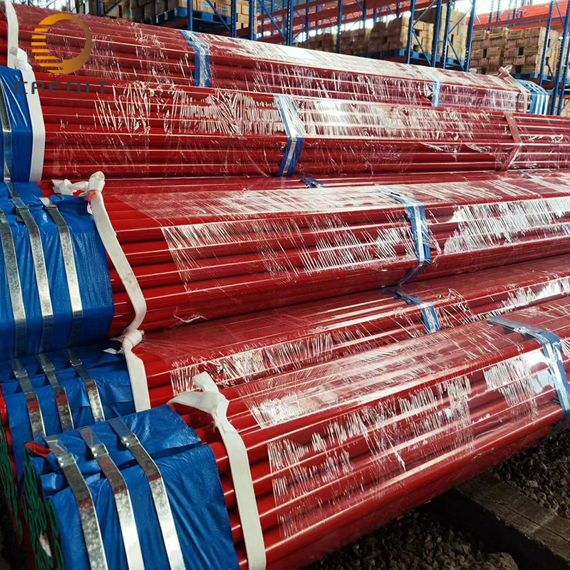 Ugunsdzēsības sprinkleru caurule